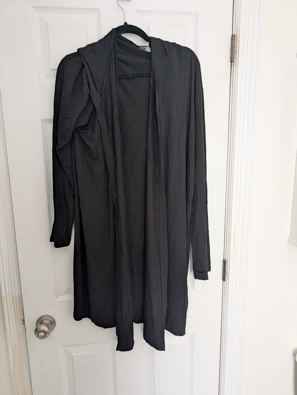 Foxblood Hooded Cardigan